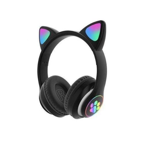Cute Cartoon Wireless Headset For Girl Kids Headphone With Children Cartoon Cat Ears Headphones