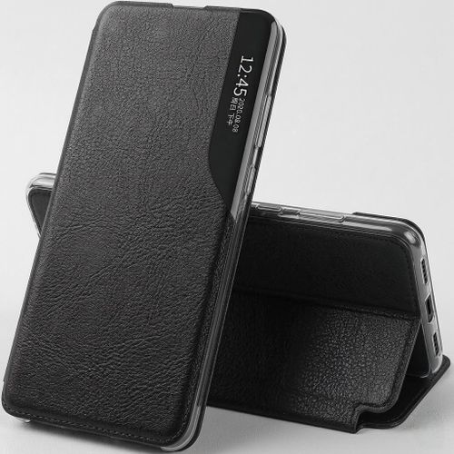 Y9S Smart View Leather Flip Case with Clear Display Window & Foldable Stand