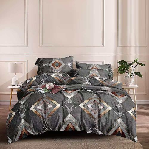 LUXURY COTTON FLORAL BEDSHEET SET With 2 PillowcasesSoft Bedding