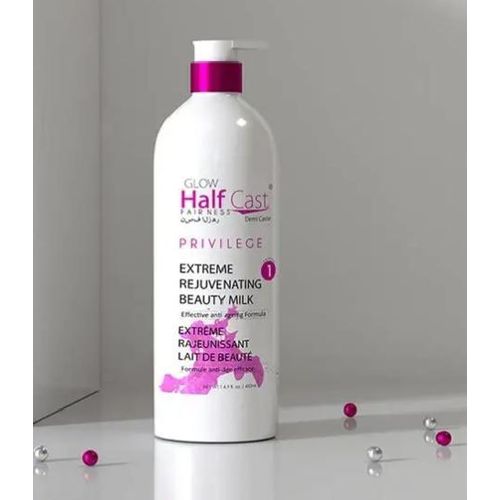 Glow-Half Cast Privilege Rejuvenating Beauty Body Milk Lotion 500ml.
