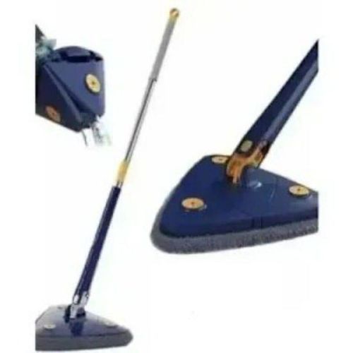 360° Rotating Microfiber Triangular Head Floor Tiles/ Walls Cleaning Mob Washing Tool