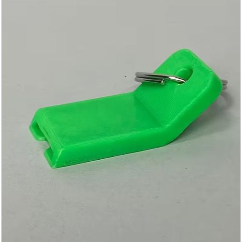 1pc Green Pull Tab Beverage Can Opener Keychain Tool