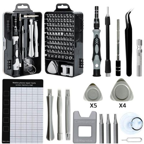 Precision Screwdriver Set 115 In 1 Repair Tools Kit With Magnetic Driver Kit,Electronics Precision Screwdriver Set With Portable Bag For Repair Computer, Cell Phone, PC, IPhone,Tablets