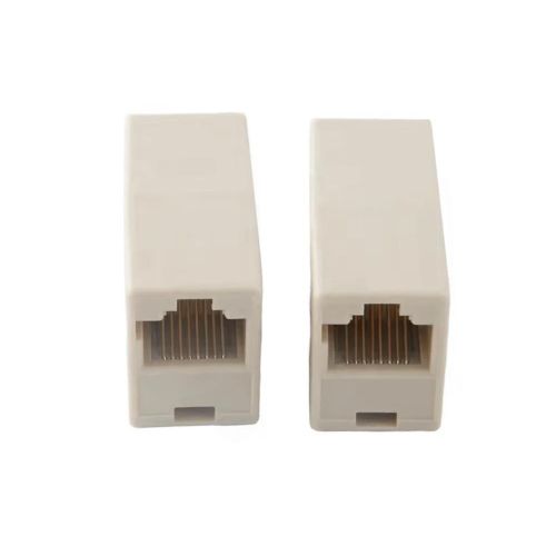 RJ11 RJ12 RJ25 Phone Line Cable Coupler F to Female Connector - 2Pcs