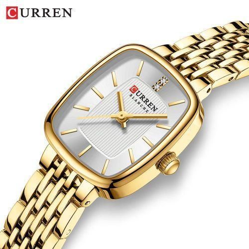 Superior & Original Quality Non Tarnishing Female Gold Chain Wristwatch