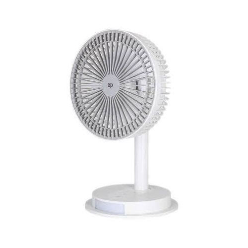 8 Inches Rechargeable Fan with Led Light.