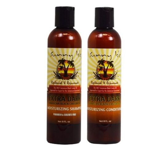 Extra Dark Jamaican Black Castor Shampoo and Conditioner, 8 oz each