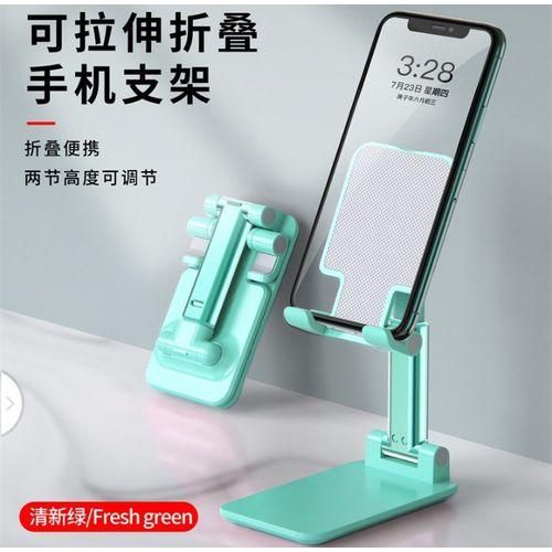 Folding desktop phone stand