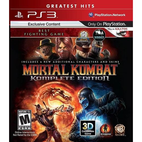 Mortal Kombat complete edition ps3