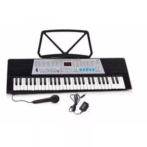 Learners Keyboard With Adaptor & Microphone - 54 Keys