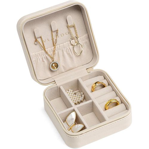 Small Jewelry Organizer Travel Jewelry Case for Ring Mini Jewelry Box for Earring Necklace Bracelet