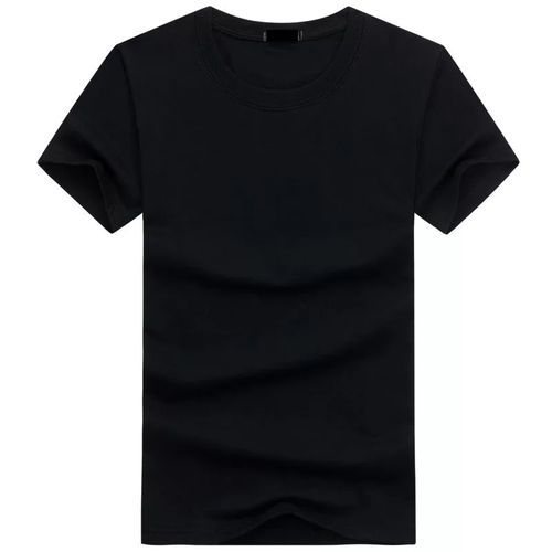 High Quality Plain Roundneck T-shirt Black