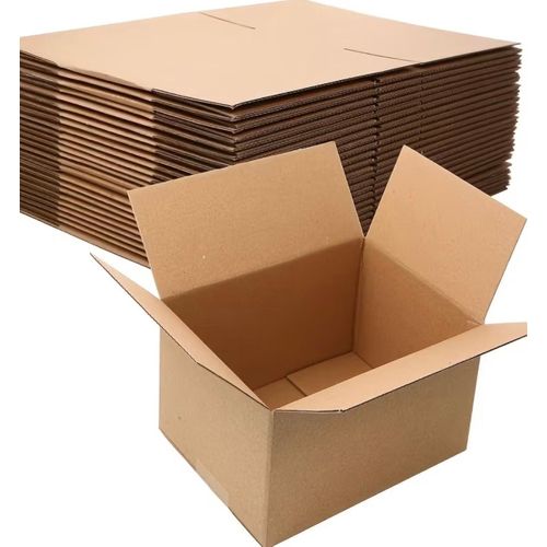 5pcs Corrugated Cardboard Boxes, Storage and Organizer Boxes, Reusable Shipping Boxes, Suitable for Transport, Daily Packaging, Moving, Shipping, and Storage, Gift Packaging Boxes