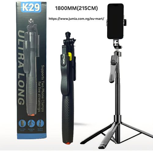 Ultra Long Selfie Tripod Stand 1800mm Long