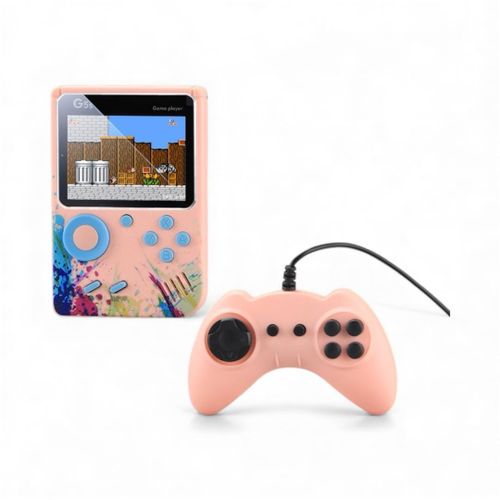 G5s Retro Handheld Game Console + Controller - Pink