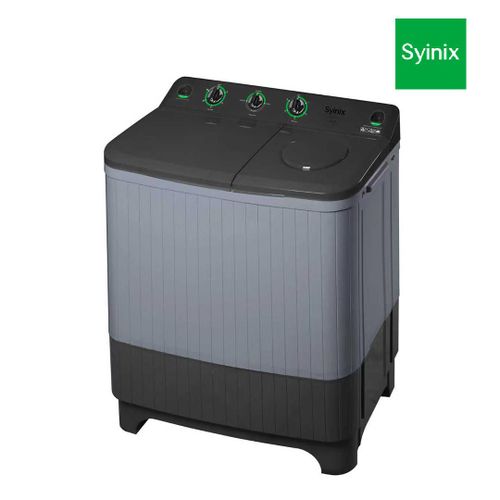 8.5KG Top Load Twin Tub Washing Machine (E8WTMG) + 2 years Warranty - Grey