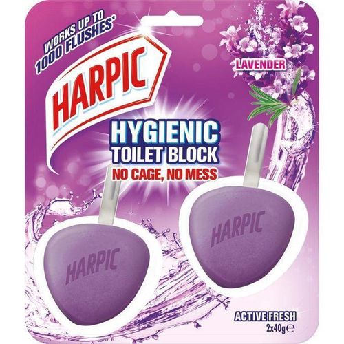 Active Lavender Hygienic Toilet Block - Up to 1000 Flushes