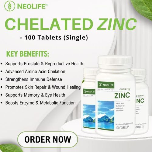 Neo Life Chelated Zinc - 100 Tablets