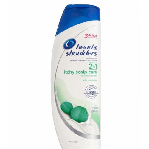Itchy Scalp Care Shampoo And Conditioner 2- In -1 With Eucalyptus - Anti-Dandruff Treatment (400ml)
