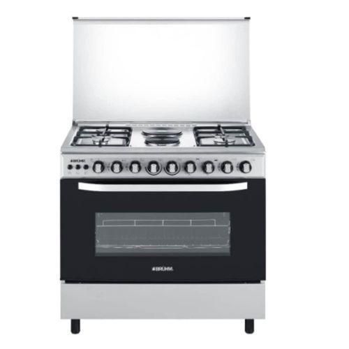 Bruhm 60x90cm 4 Gas Burner 2 Hote Plate Cooker With Oven And Grill