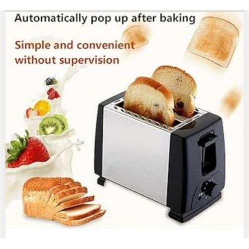 2 Slices Pop Up Bread Toaster
