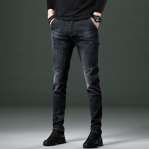 High Quality Jean Trouser For Men - Mixed Black