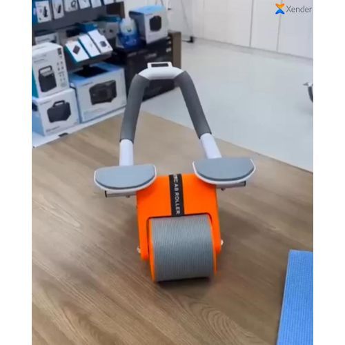 Ab Roller Wheel Automatic Rebound With Elbow Support