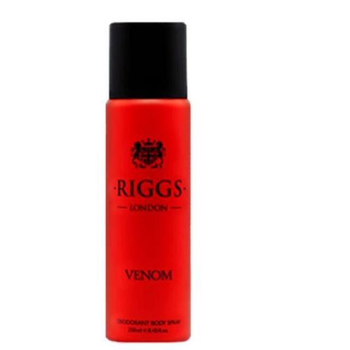 Perfume Riggs Venom Red Deodorant Body Spray 250ml,NAFDAC NUMBER: A2-102303