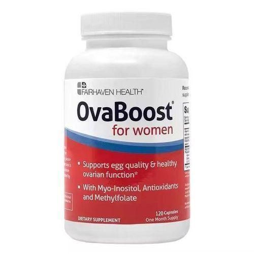 OvaBoost for Women – Supports Egg Quality & Healthy Ovarian Function – With Myo-Inositol, Antioxidants and Methylfolate – 120 Capsules, One Month Supply