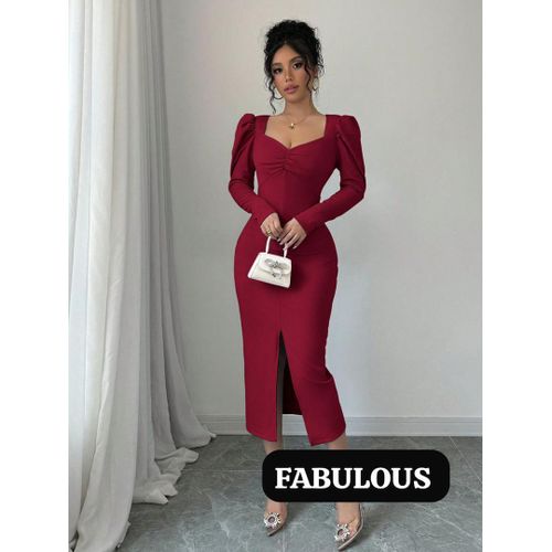 Luxury bodycon Long Gown for unique ladies