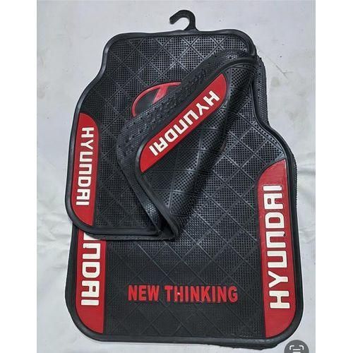 5 Pieces Customized Hyundai Foot Mat Black Color