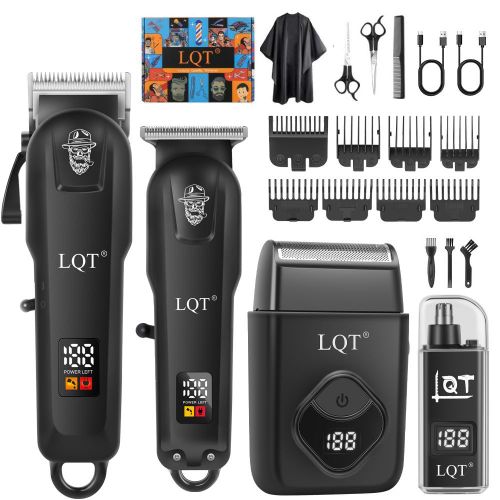 Men's electric hair clipper, electric hair clipper set, USB charging, multi-functional use, hair shaving, hair cutting, gift box set, holiday gift