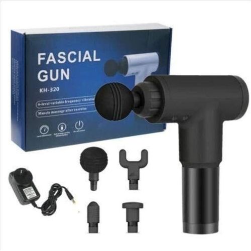 Best Gym Fitness Massager,Rechargeable Gun Body Massager with 4 Replaceable Head