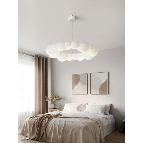 Modern Floating Cloud Ring LED Pendant Chandelier