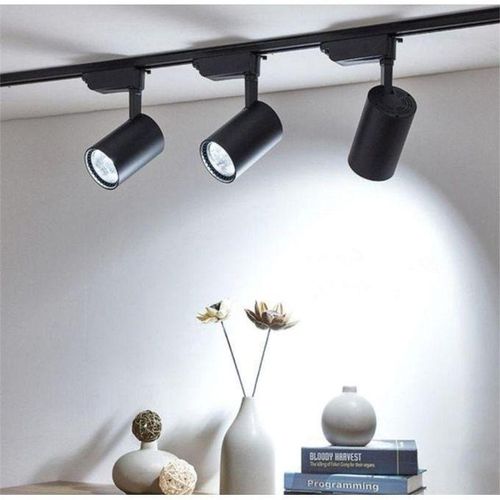 20w Track Light Adjustable Track Ceiling/wall Spotlight 3 in 1 – Black