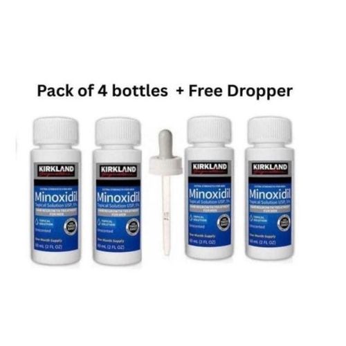 5% Extra Strength, Hair, & Beard Growth Treatment 60ml X4