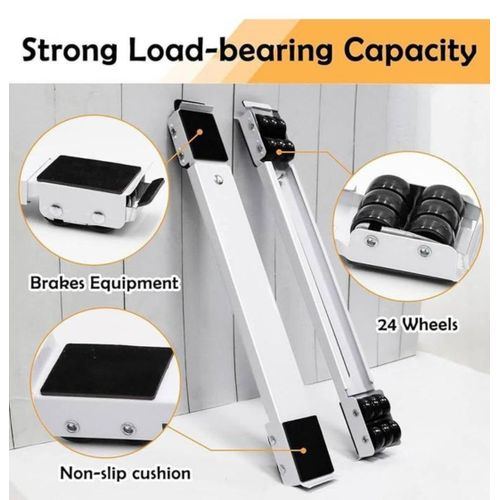 Adjustable Refrigerator and washing machine movable Base stand Trolley Feet Bar