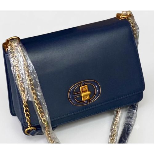 Prussian blue Vsse handbag 1