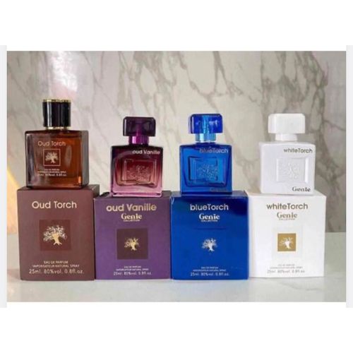 WhiteTorch Eau De Perfume Natural Body Spray 25ml 4pcs Combo