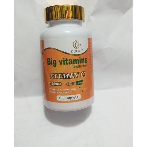 Big Vitamin C With Zinc 1000 Mg - 100 Caplets