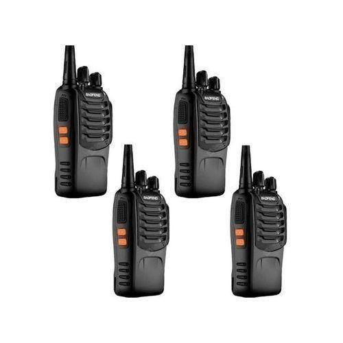 4 Pieces BF-888S Walkie Talkie Two-way Radio