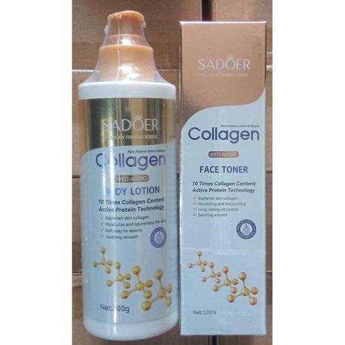 Collagen Anti- Ageing body lotion and Collagen face Toner