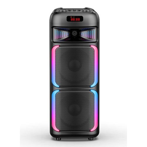Rechargeable Deep Bass Party Speaker with Microphone