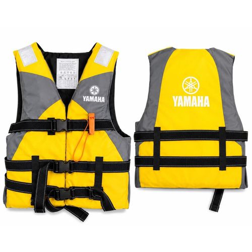 Adult Life Jacket – High Visibility Safety Flotation Vest with Whistle - yellow