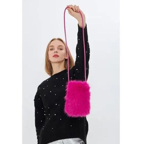 NAOT Popular plush bag crossbody bag mini phone square bag outdoor small bag fashionable storage versatile niche