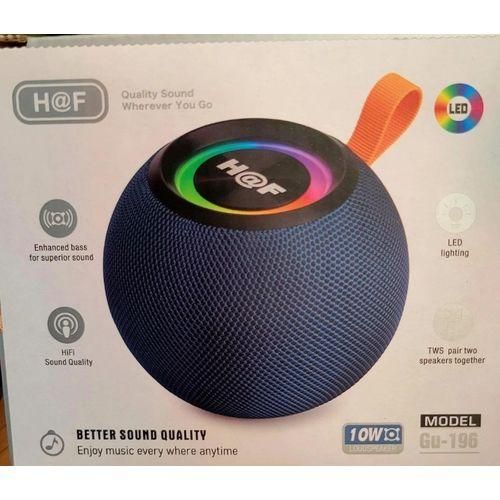 H@F GU-196 Portable Wireless Bluetooth Speaker With Radio