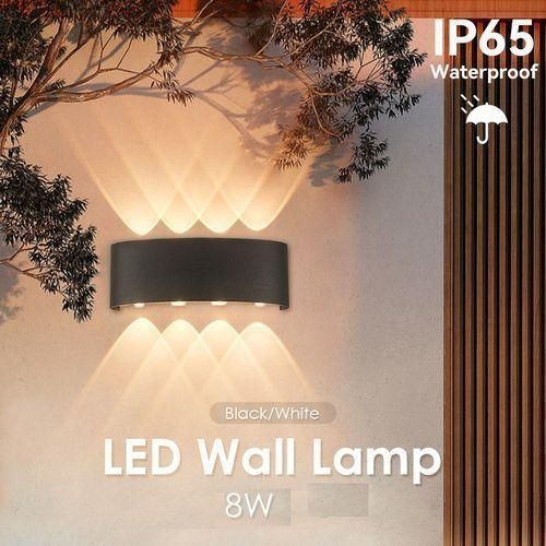 Led Wall Light Outdoor Wall Sconces Lighting IP65 Waterproof 8w Wall Lamp For Home Garden Indoor Home Decor