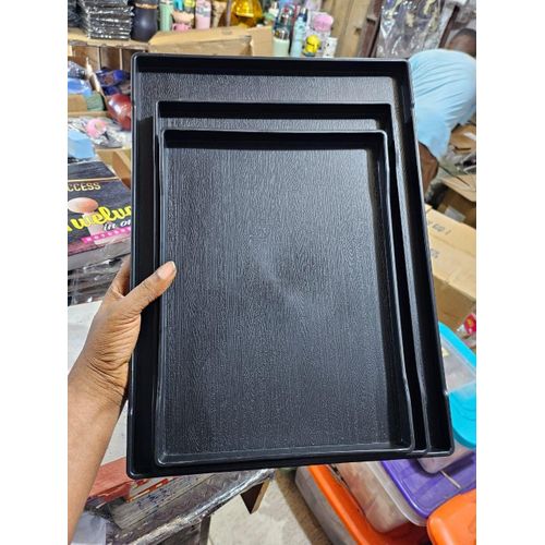 Rectangular serving trays