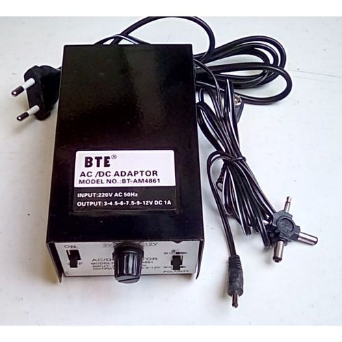 BTE Universal AC/DC Power Supply Adaptor Plug