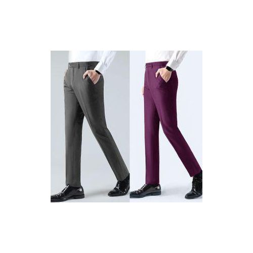 2 IN 1 QUALITY SUIT TROUSERS FOR MEN